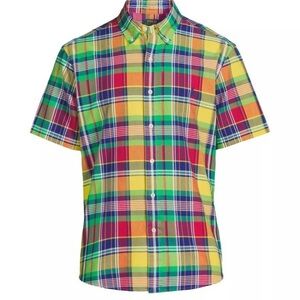 Polo Ralph Lauren Men's Plaid Cotton Oxford Shirt Size XL